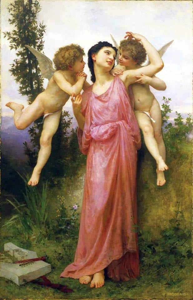 Pensamientos tiernos – William Bouguereau William Bouguereau 70x105