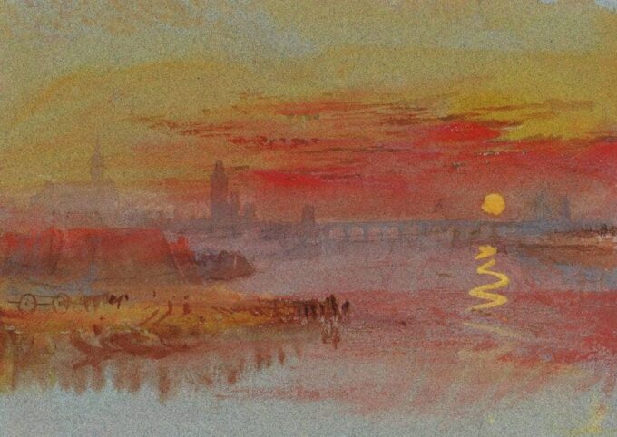 Puesta de sol – William Turner William Turner 105x70