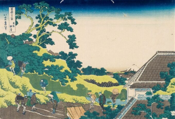 Surugadai a Edo – Katsushika Hokusai Katsushika Hokusai