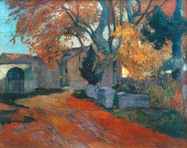 El camino de los Alyscamps – Paul Gauguin Paul Gauguin 85x75