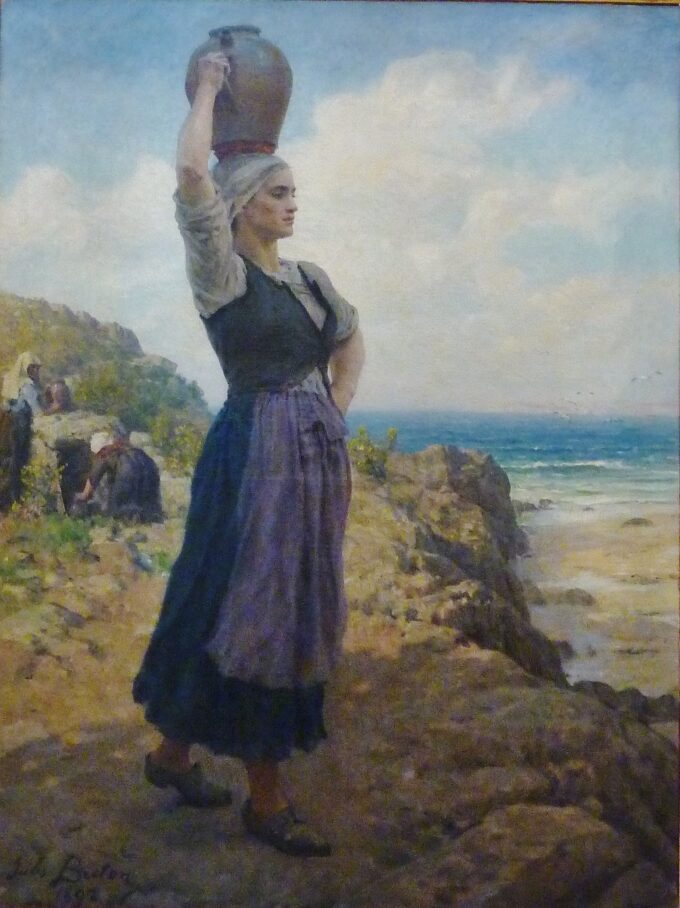 En la fuente – Jules Breton Jules Breton 70x85