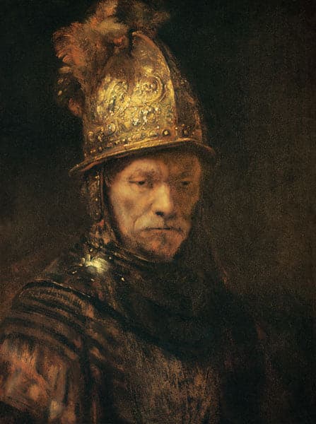 El hombre con casco dorado – Rembrandt van Rijn Cuadros Populares 70x85