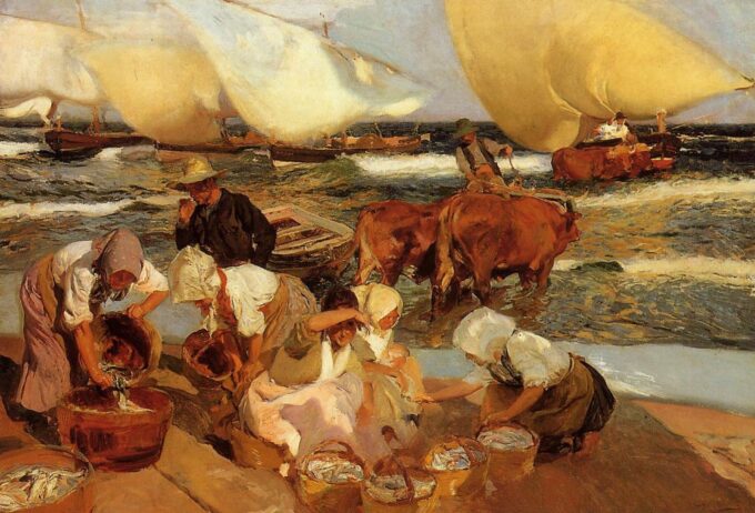 Playa en Valencia – Sorolla Joaquín Sorolla 105x70