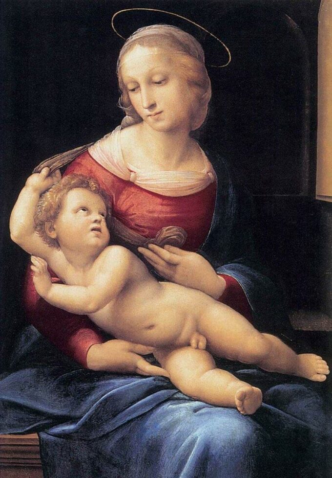 La Madonna de Bridgewater – Rafael (pintor) Rafael Sanzio 70x105