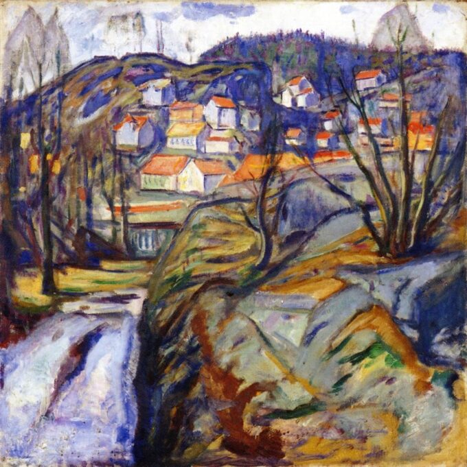 Primavera en Kragero – Edvard Munch Edvard Munch 70x70