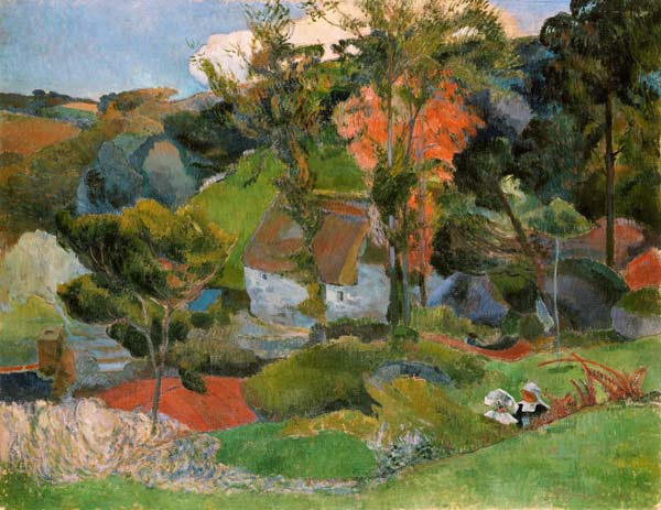 Paisaje en Pont Aven – Paul Gauguin Paul Gauguin 85x75