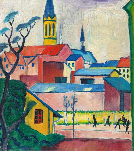 Iglesia de Santa María – August Macke August Macke 70x70