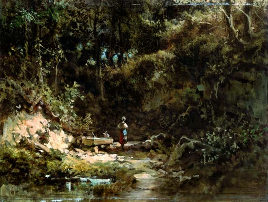 La fuente forestal – Carl Spitzweg Carl Spitzweg 85x75