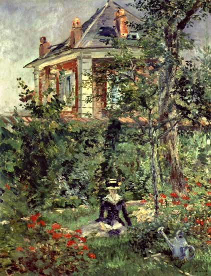 Marguerite en el jardín de Bellevue – Edouard Manet Édouard Manet 70x85