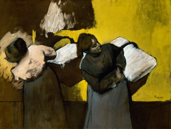 Dentro de la lavandería – Edgar Degas Edgar Degas 85x75