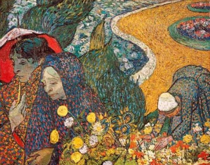 Recuerdos del jardín en Etten – Van Gogh Vincent Van Gogh 85x75