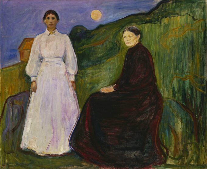 Madre e hija – Edvard Munch Edvard Munch 85x75