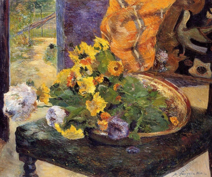 Para hacer un ramo – Paul Gauguin Paul Gauguin 85x75