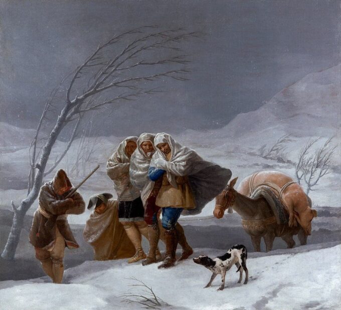 La Nevada – Francisco de Goya Francisco de Goya 70x70