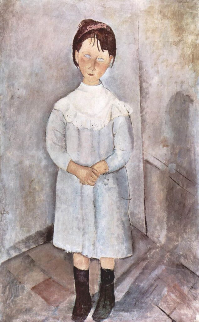 Niña en azul – Amedeo Modigliani Amedeo Modigliani