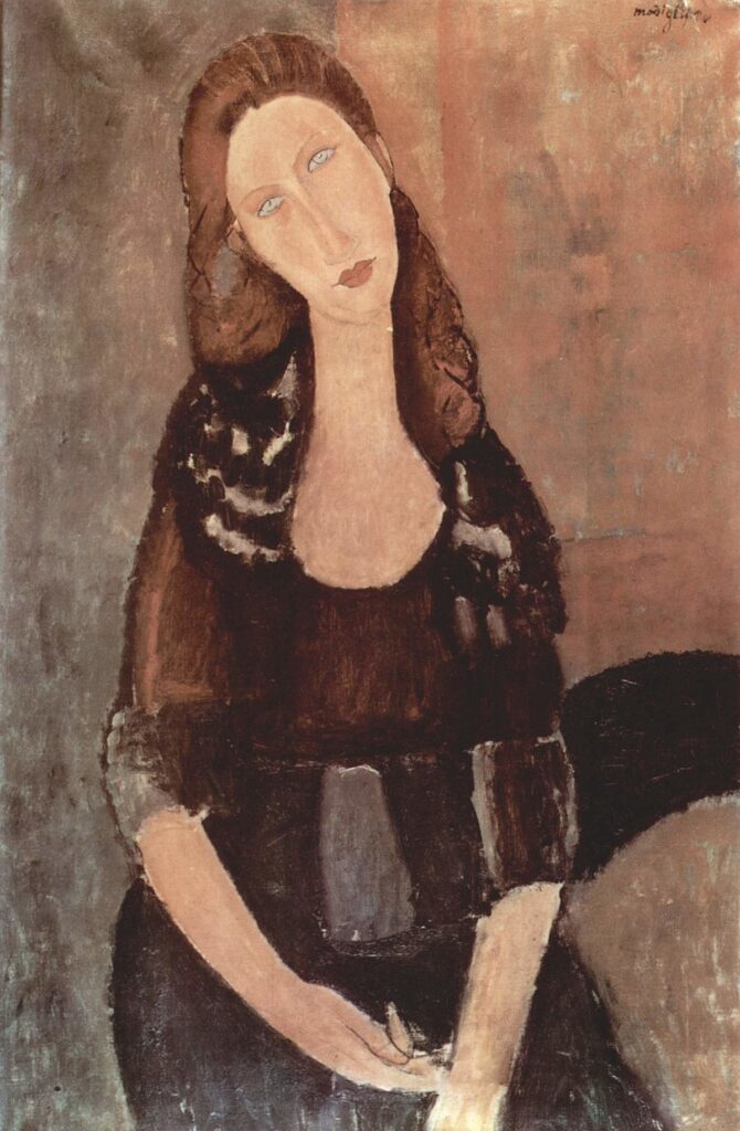 Retrato de Jeanne Hébuterne – Amedeo Modigliani Amedeo Modigliani