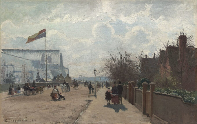 El Crystal Palace, Londres – Camille Pissarro Camille Pissarro 105x70