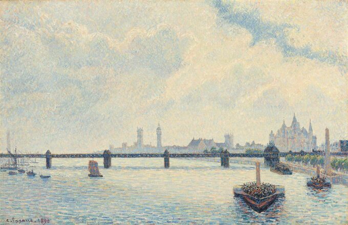 Puente de Charing Cross – Camille Pissarro Camille Pissarro 105x70