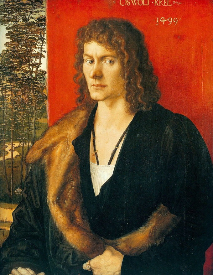 Retrato de Oswald Krell – Albrecht Dürer Albrecht Dürer 70x85