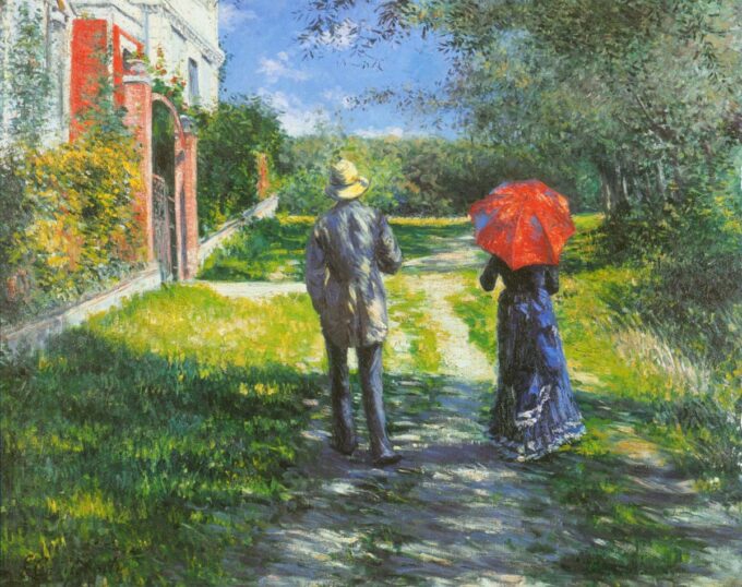 Camino ascendente – Caillebotte Gustave Caillebotte 85x75