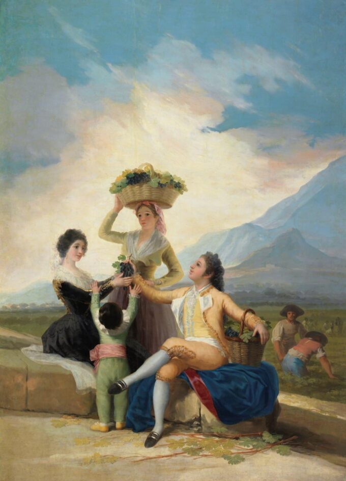 Las vendimias – Francisco de Goya Francisco de Goya 70x105