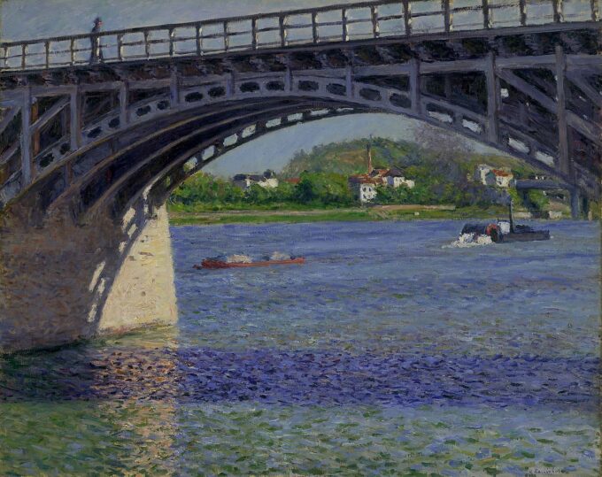 El puente de Argenteuil – Caillebotte Gustave Caillebotte 85x75