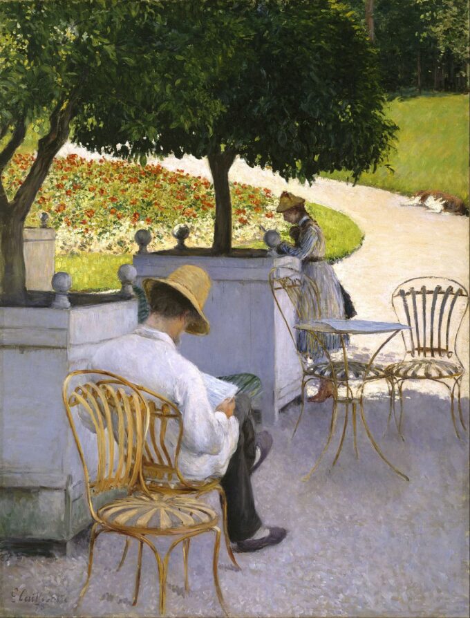 Los naranjos – Caillebotte Gustave Caillebotte 70x85