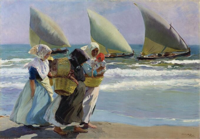 Los tres velos – Sorolla Joaquín Sorolla 105x70