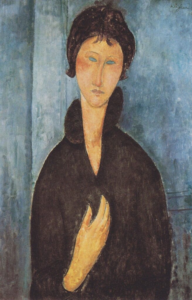 Mujer con ojos azules – Amedeo Modigliani Amedeo Modigliani