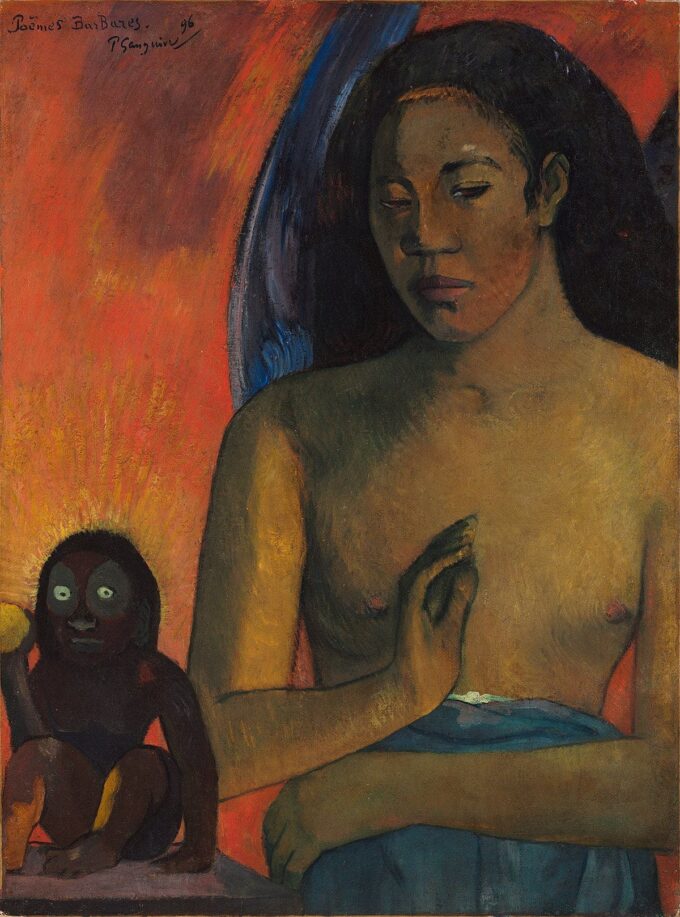 Poemas bárbaros – Paul Gauguin Paul Gauguin 70x85