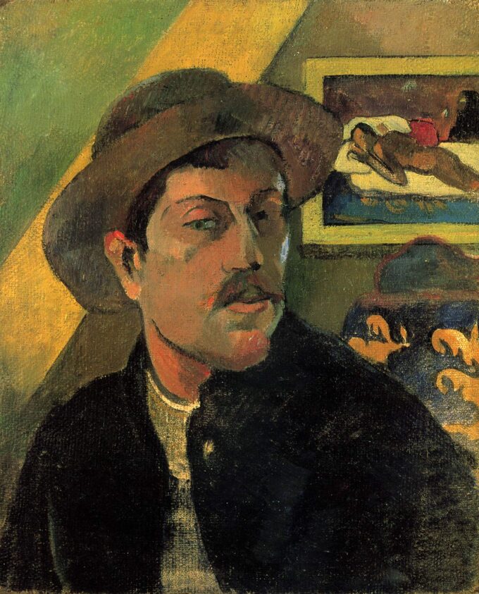 Autorretrato con sombrero – Paul Gauguin Paul Gauguin 70x85