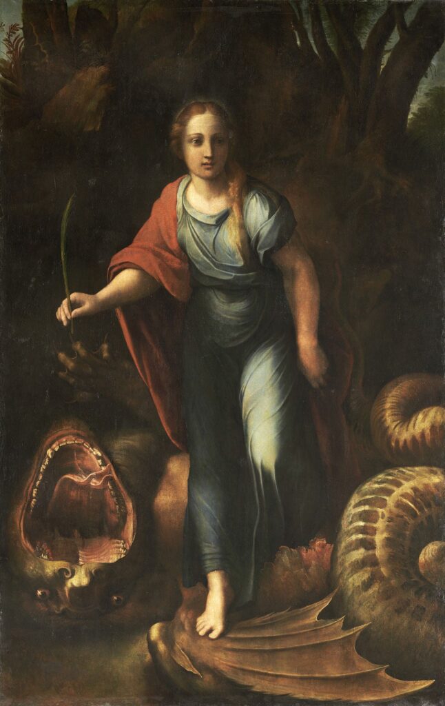 Santa Margarita 1518 – Rafael (pintor) Rafael Sanzio 70x105