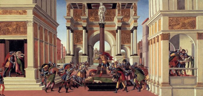 Historia de Lucrecia – Sandro Botticelli Sandro Botticelli 140x70