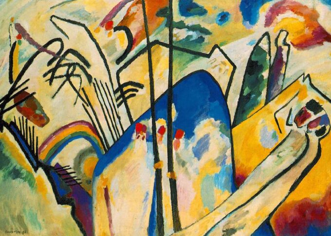 Composición IV – Vassily Kandinsky Vasili Kandinski 105x70