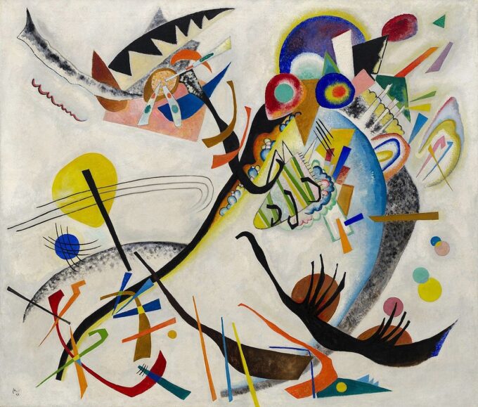 Segmento azul – Vassily Kandinsky Vasili Kandinski 85x75