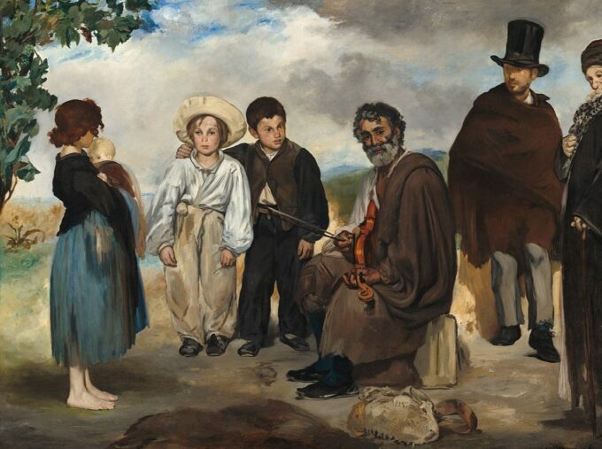 El Viejo Músico – Edouard Manet Édouard Manet 85x75