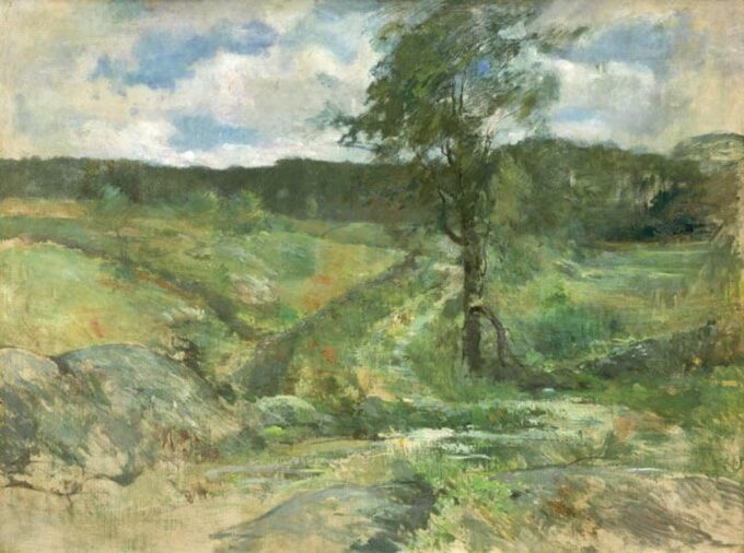 Paisaje, Branchville, c 1888 – John Henry Twachtman John Henry Twachtman