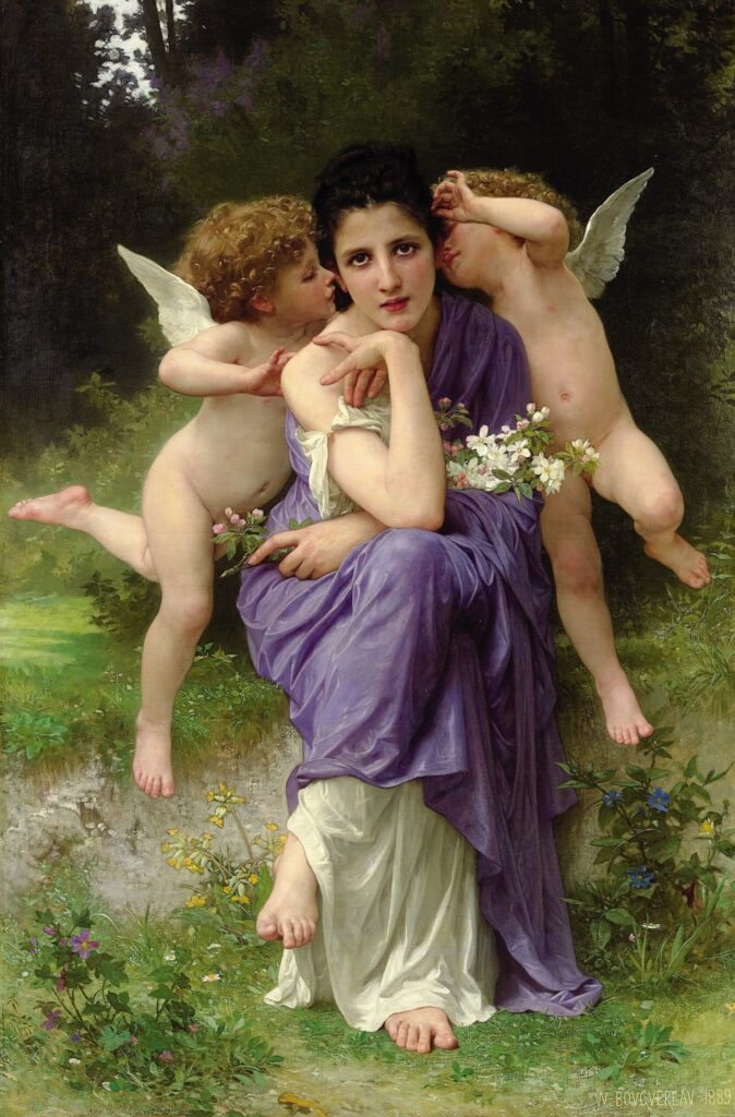 Cantos de primavera – William Bouguereau William Bouguereau 70x85