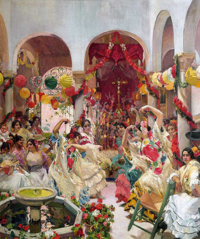 Sevilla la danza – Sorolla Joaquín Sorolla 70x85