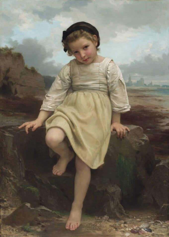 En la roca – William Bouguereau William Bouguereau 70x105