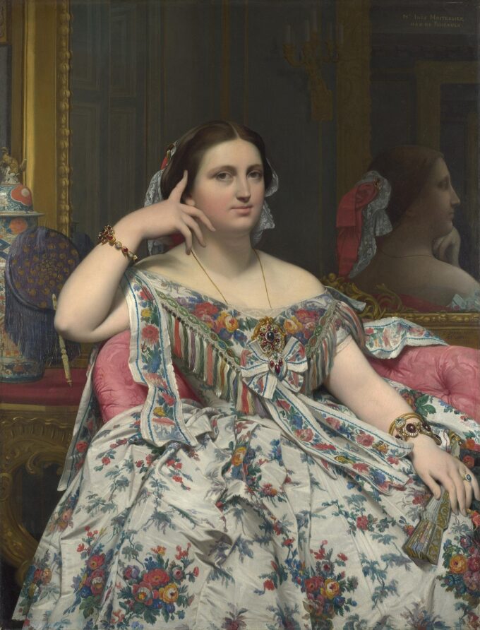 Madame Moitessier – Jean-Auguste-Dominique Ingres Jean-Auguste-Dominique Ingres 70x85