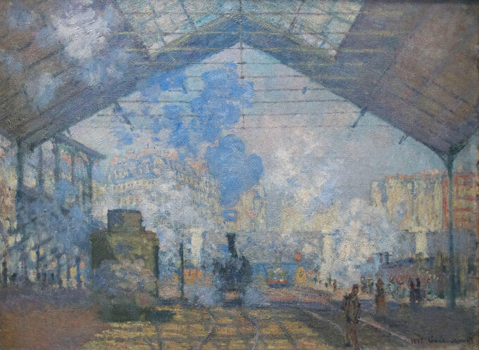 La Estación de Saint-Lazare – Claude Monet Claude Monet 105x70