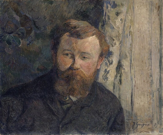 Retrato del pintor Achillee Granchi – Paul Gauguin Paul Gauguin 85x75