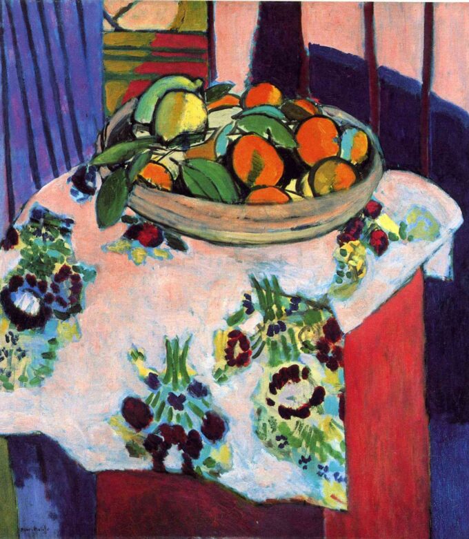 Cesta de naranjas – Matisse Henri Matisse 70x70