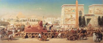 «Israel en Egipto – Edward Poynter» Edward Poynter