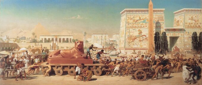 «Israel en Egipto – Edward Poynter» Edward Poynter