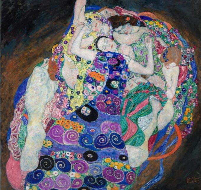 Las Vírgenes – Gustav Klimt Cuadros Populares 70x70