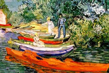 A la orilla del Oise en Auvers – Van Gogh Vincent Van Gogh