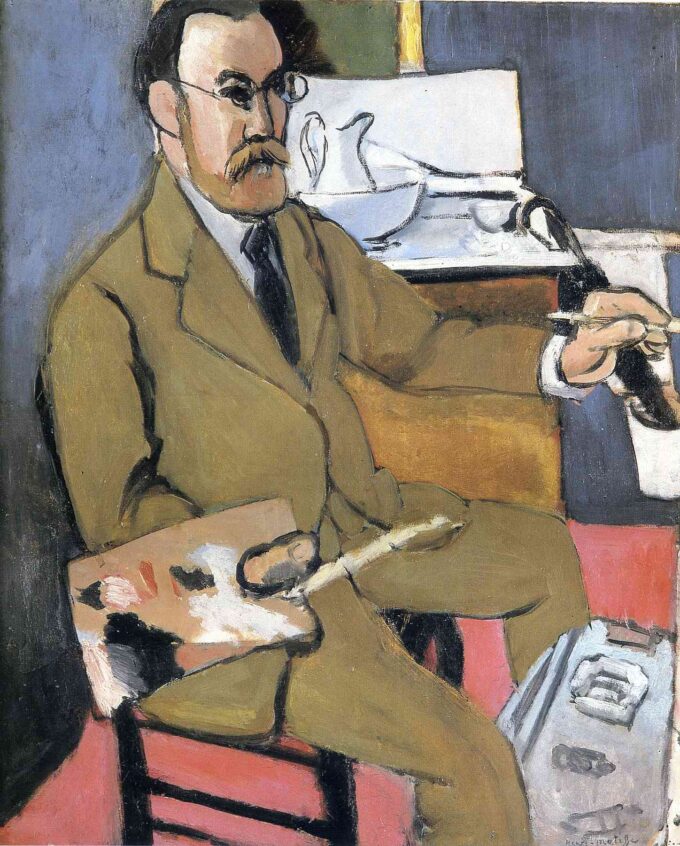 Autorretrato 1918 – Matisse Henri Matisse 70x85