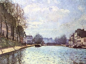 Vista del canal Saint-Martin, París – Van Gogh Vincent Van Gogh